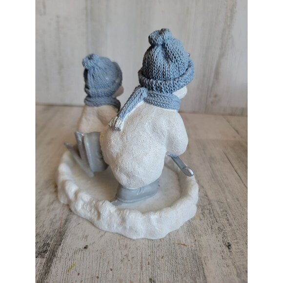 Encore Snowman Buddies penguin hockey collectible Xmas home decor figure - Picture 4 of 8